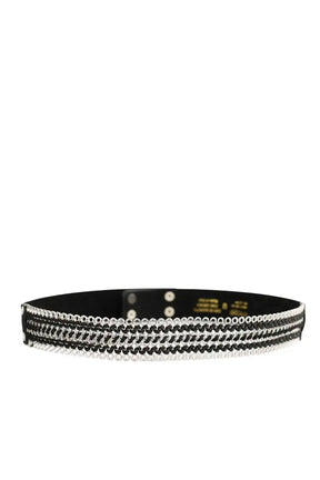 Ceinture Maje Noir en Cuir, taille L - Seconde Main