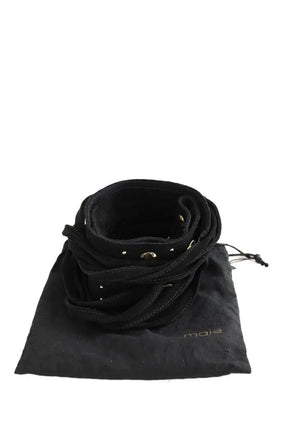 Ceinture Maje Noir en Cuir