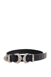 Ceinture Maje Noir en Cuir, taille S - Seconde Main
