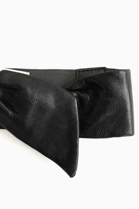 Ceinture Maje Noir en Cuir