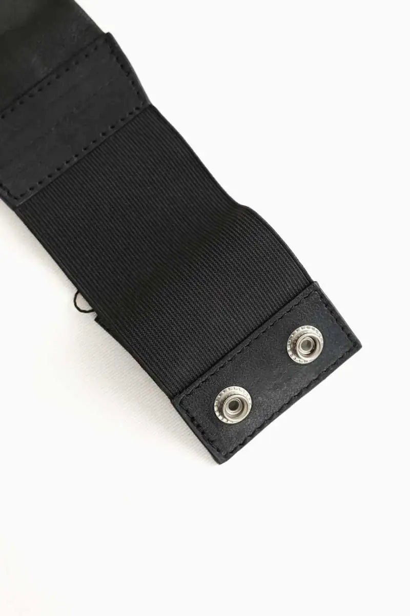 Ceinture Maje Noir en Cuir