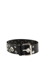 Ceinture Maje Noir en Cuir, taille S - Seconde Main
