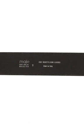 Ceinture Maje Noir en Cuir