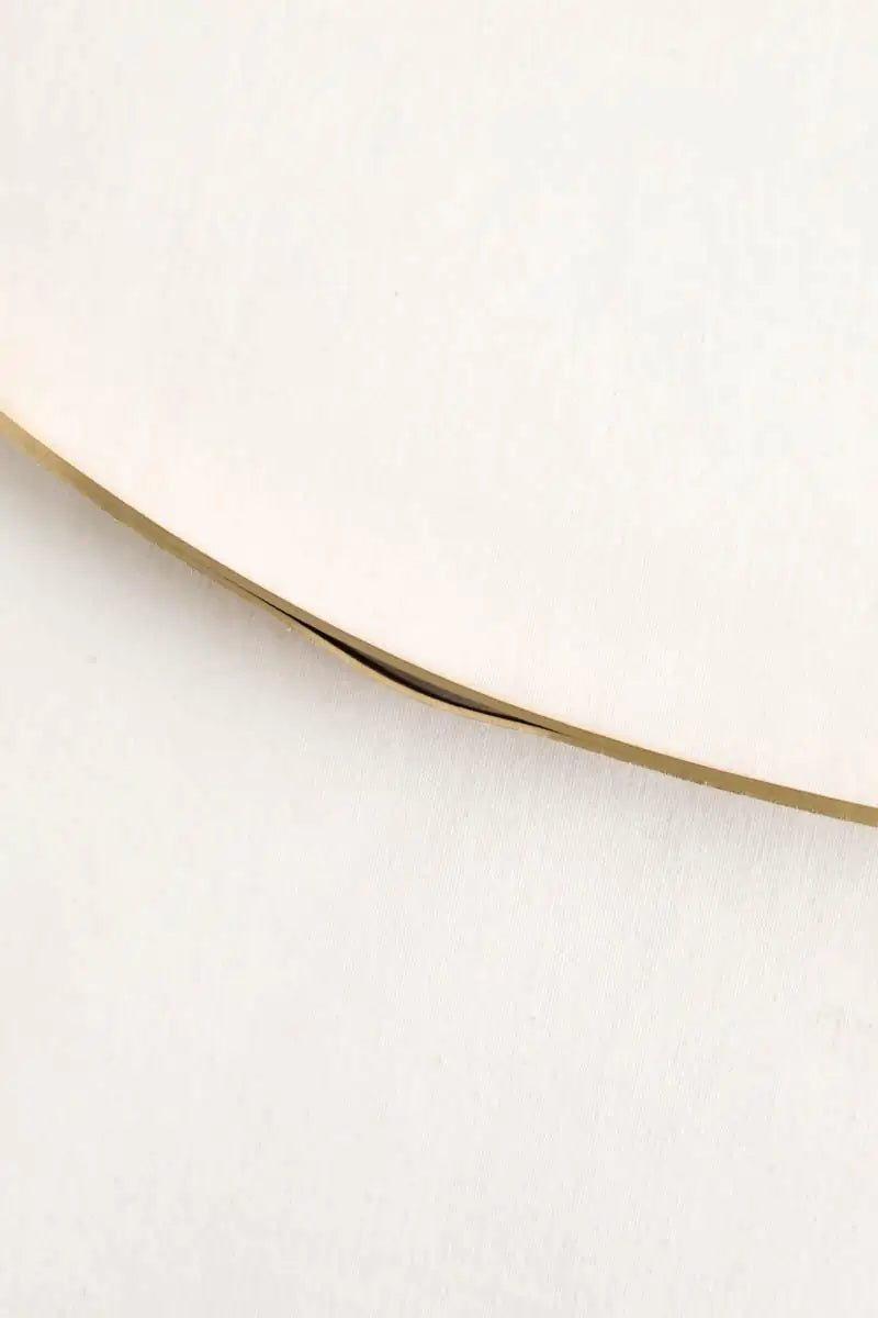 Ceinture Pinko Beige en Cuir