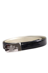 Ceinture Ralph Lauren Noir en Cuir verni, taille M - Seconde Main
