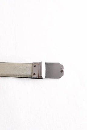 Ceinture Ralph Lauren Noir en Cuir verni