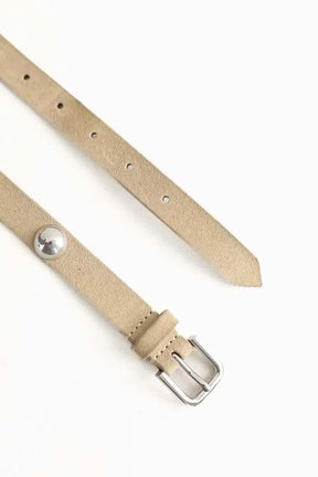 Ceinture Sandro Beige en Cuir