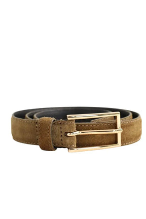 Ceinture Sandro Kaki en Daim, taille M - Seconde Main