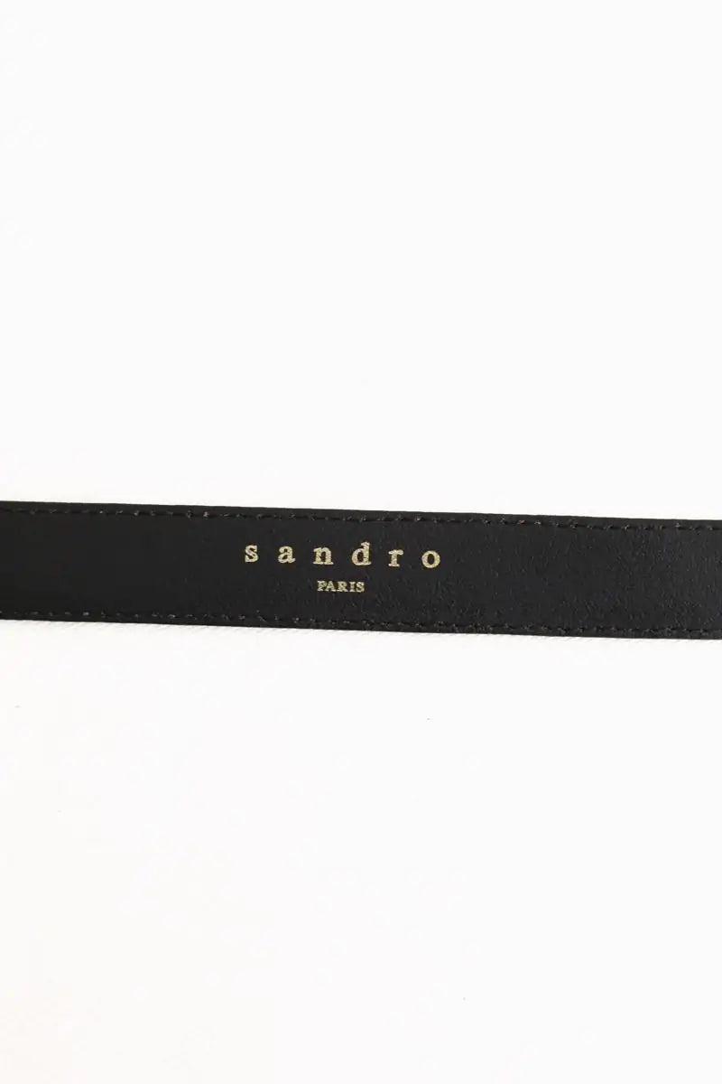 Ceinture Sandro Kaki en Daim