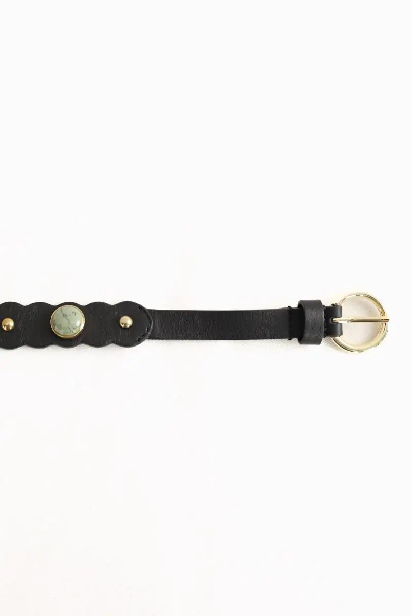 Ceinture Sandro Noir en Cuir