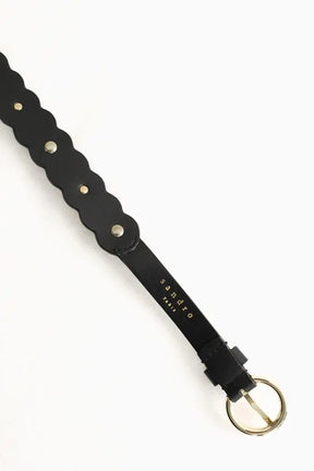 Ceinture Sandro Noir en Cuir