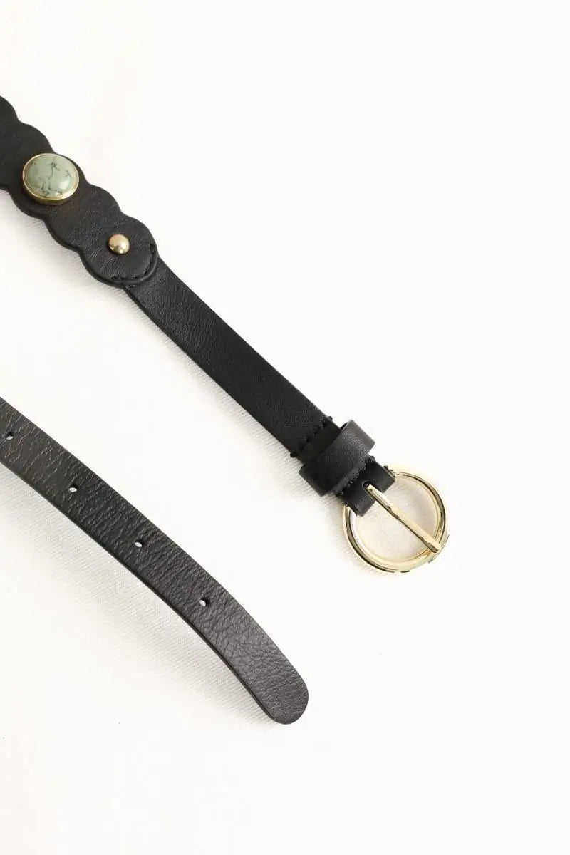 Ceinture Sandro Noir en Cuir