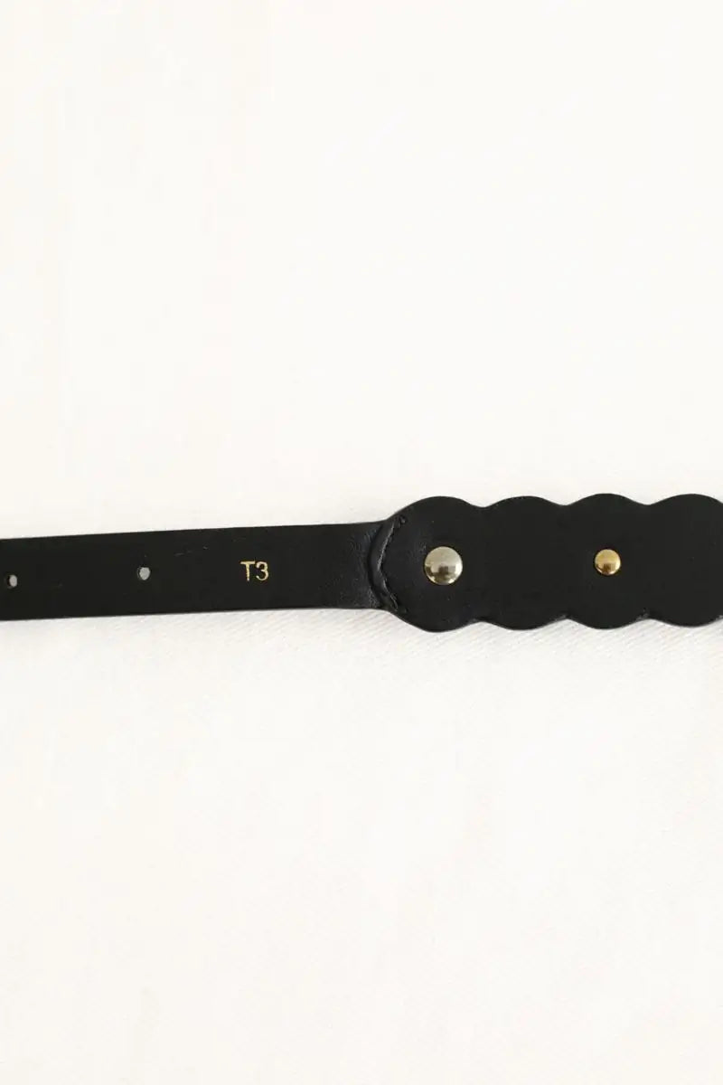 Ceinture Sandro Noir en Cuir