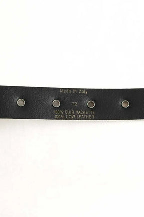 Ceinture Sandro Noir en Cuir