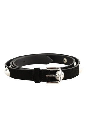 Ceinture Sandro Noir en Daim, taille L - Seconde Main
