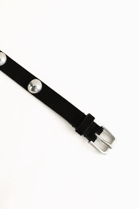 Ceinture Sandro Noir en Daim