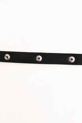 Ceinture Sandro Noir en Daim