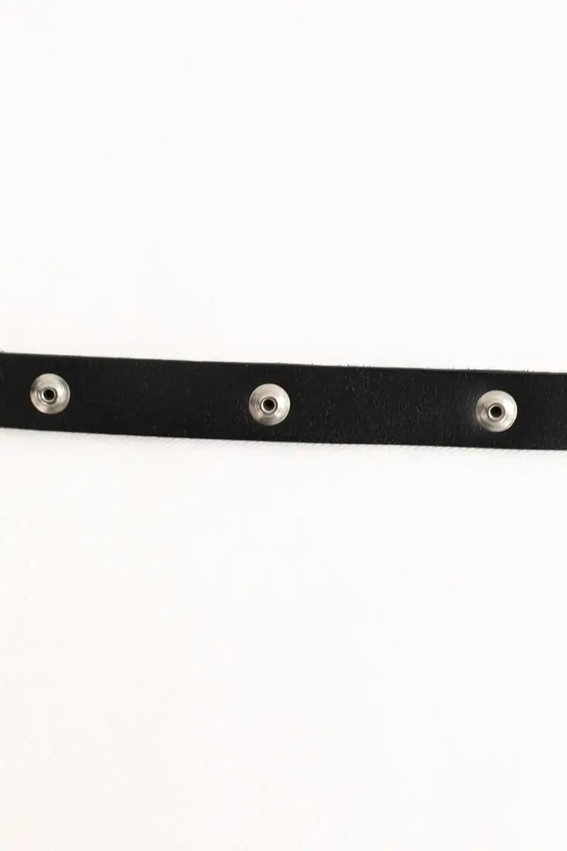Ceinture Sandro Noir en Daim