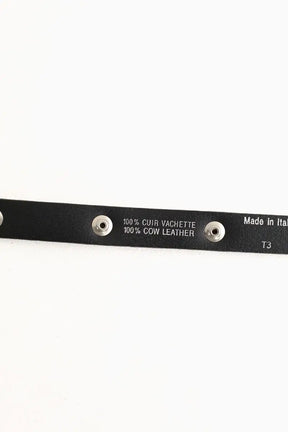 Ceinture Sandro Noir en Daim