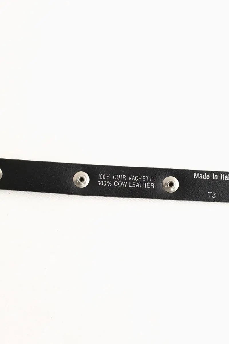 Ceinture Sandro Noir en Daim