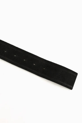 Ceinture Sandro Noir en Daim