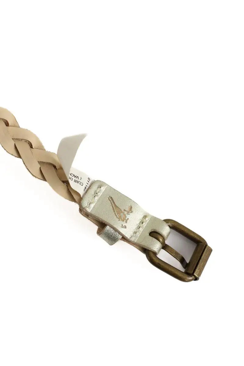 Ceinture Soeur Doré en Cuir