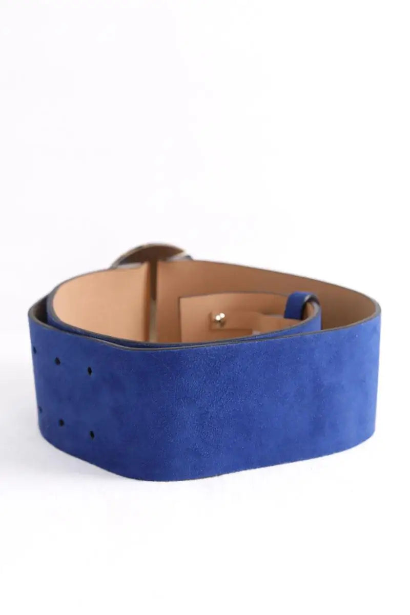 Ceinture Tara Jarmon Bleu en Cuir