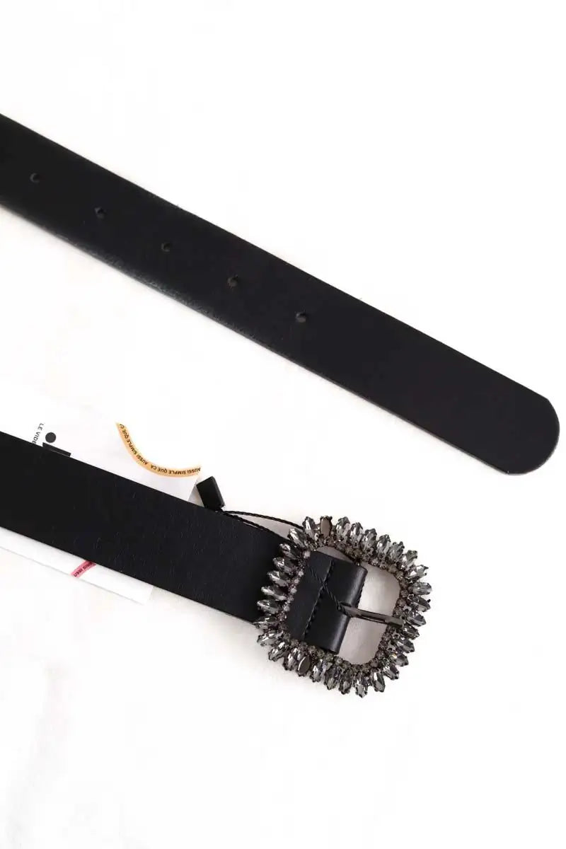 Ceinture Tara Jarmon Noir en Cuir