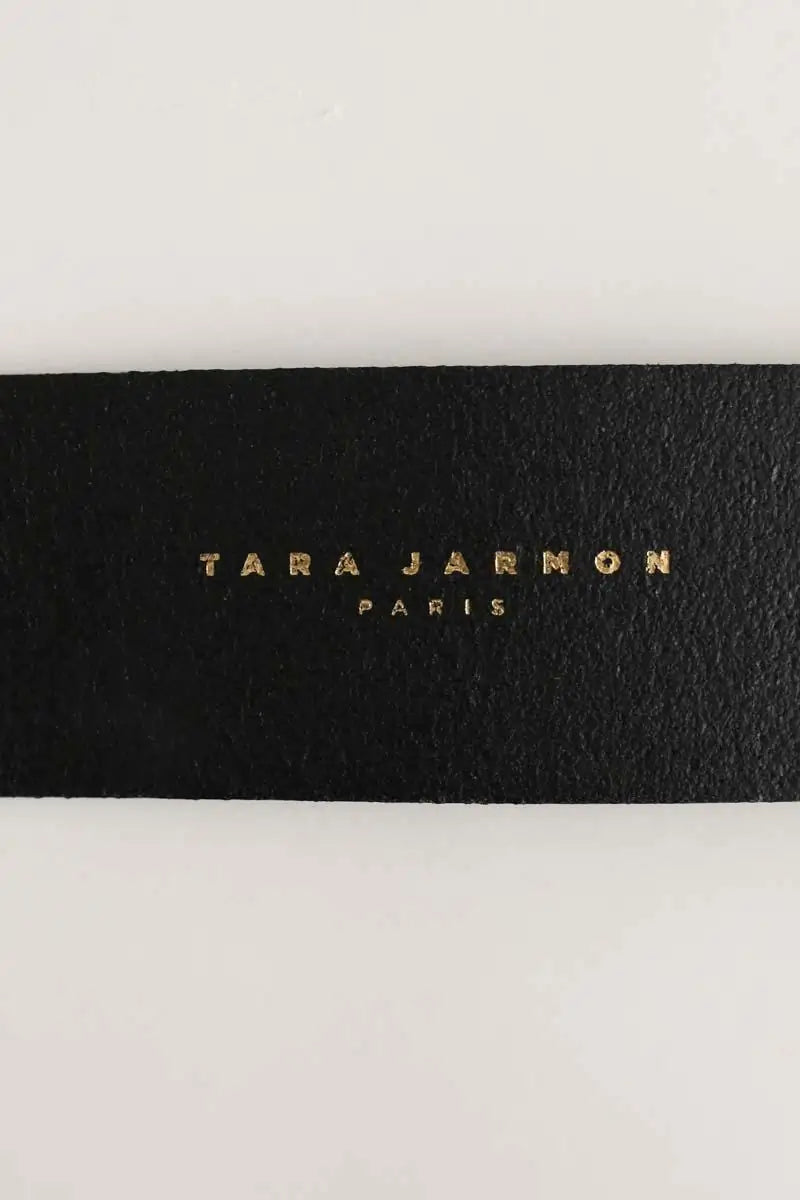 Ceinture Tara Jarmon Noir en Cuir