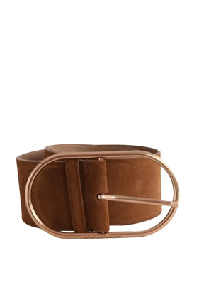 Ceinture Vanessa Bruno Camel en Daim, taille M - Seconde Main