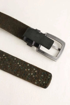 Ceinture Zadig & Voltaire Kaki en Cuir