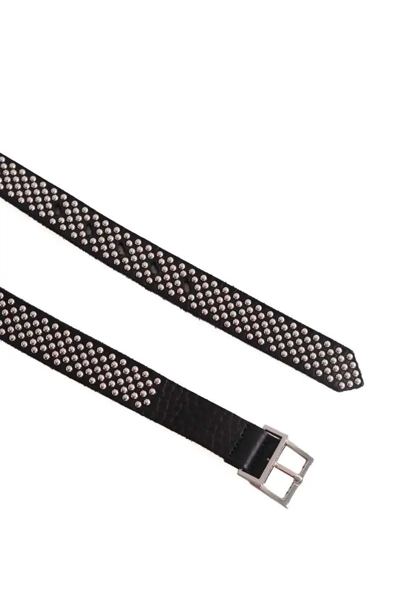 Ceinture Zadig & Voltaire Noir en Daim