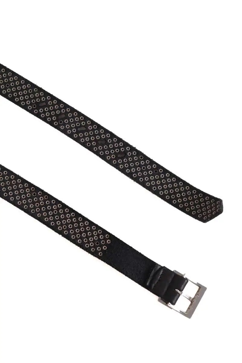 Ceinture Zadig & Voltaire Noir en Daim
