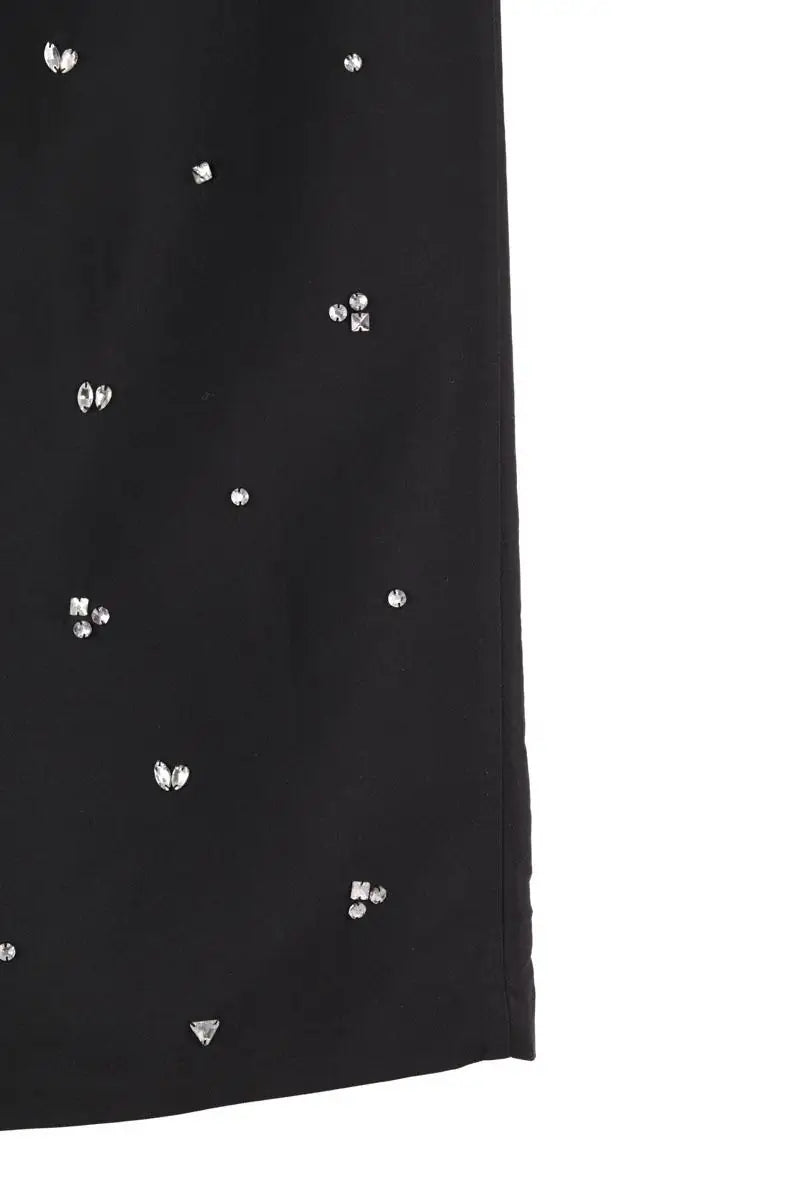 Jupe Sandro Noir en Soie