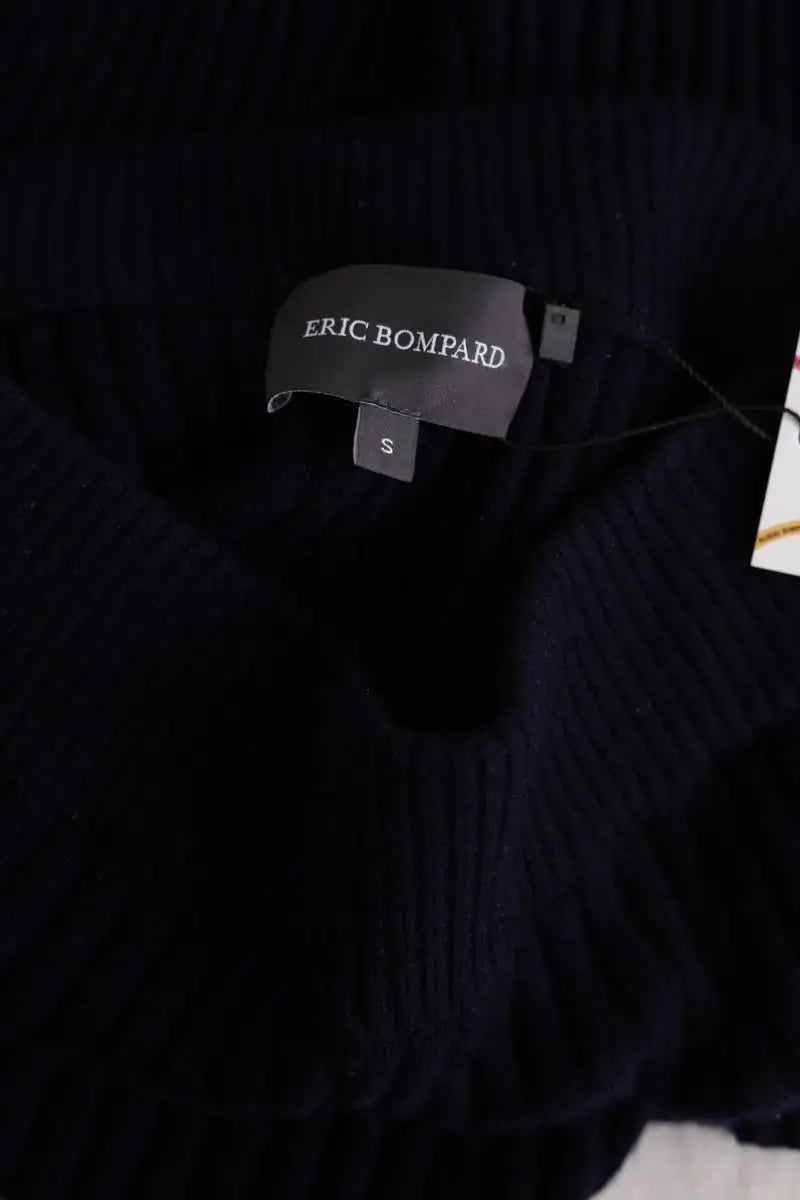 Jupe Eric Bompard Marine en Cachemire