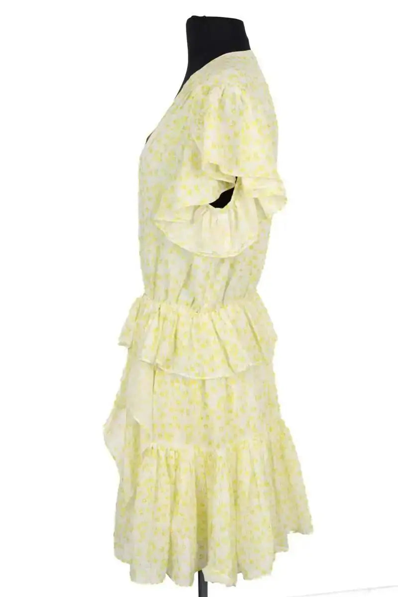 Robe The Kooples Jaune en Synthétique