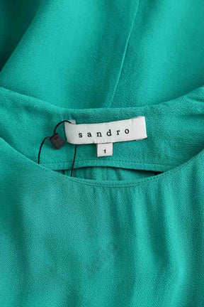 Mi-longueur Sandro  Vert