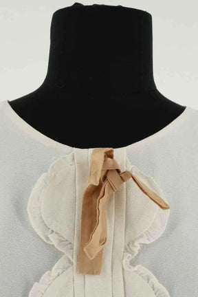 Robe Sandro Blanc en Viscose