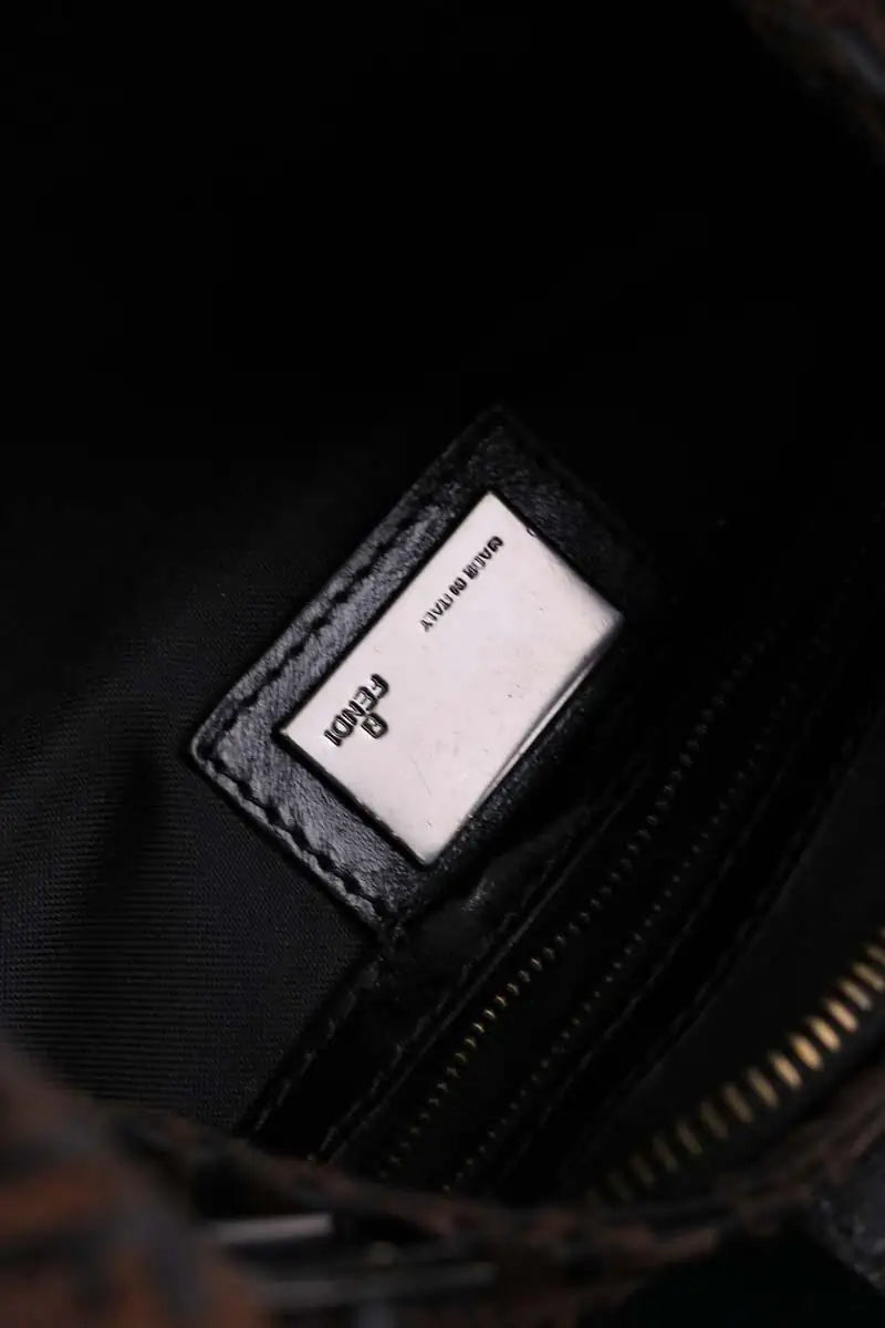 Sac porté épaule Fendi Marron en Synthétique