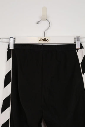 Leggings Off White  Noir