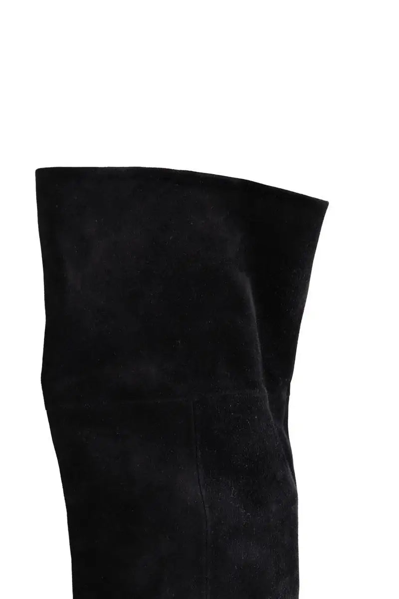 Bottes Prada Noir en Daim