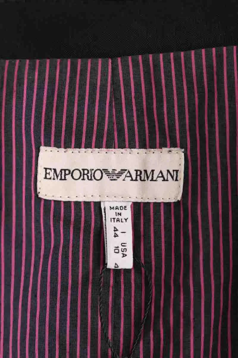 Blouson cintré Emporio Armani Noir en Coton
