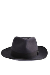 Chapeau Akubra Gris en Lapin, taille L - Seconde Main