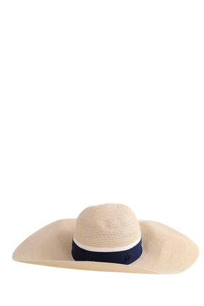 Chapeau Maison Michel Beige en Osier, taille M - Seconde Main