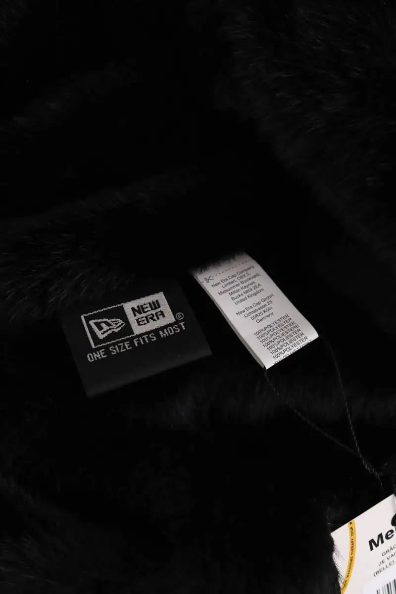Chapeau New Era Trapper faux fur Noir en Synthétique