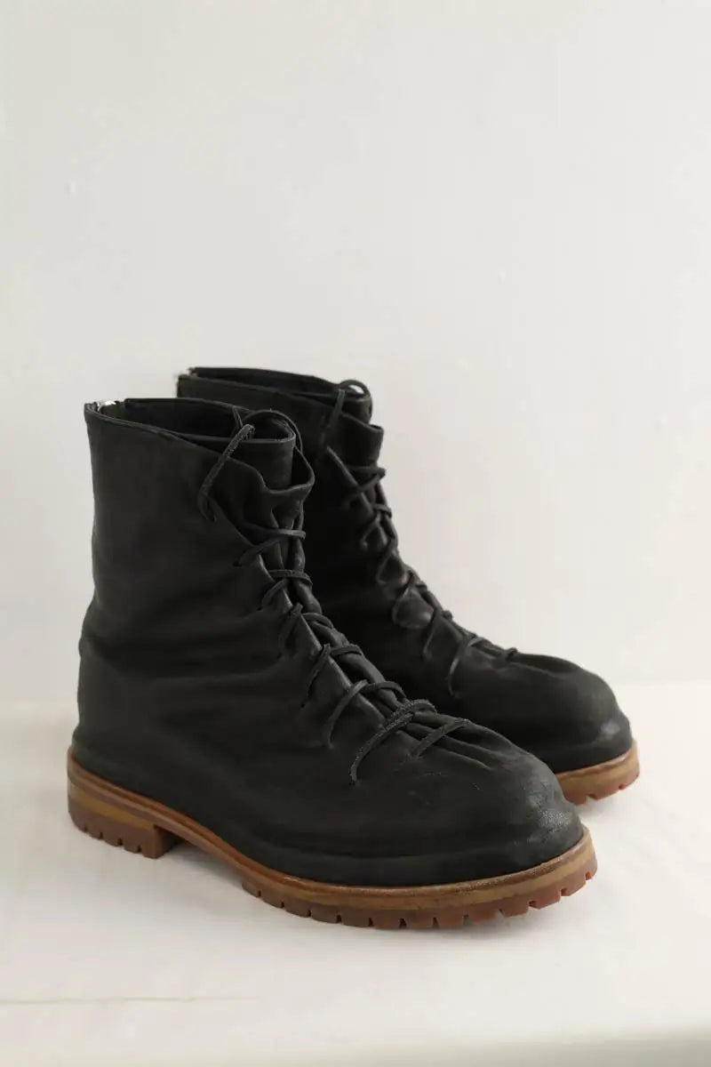 Chaussures à lacets 424 Noir en Cuir