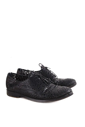 Chaussures à lacets Alaïa Noir en Cuir