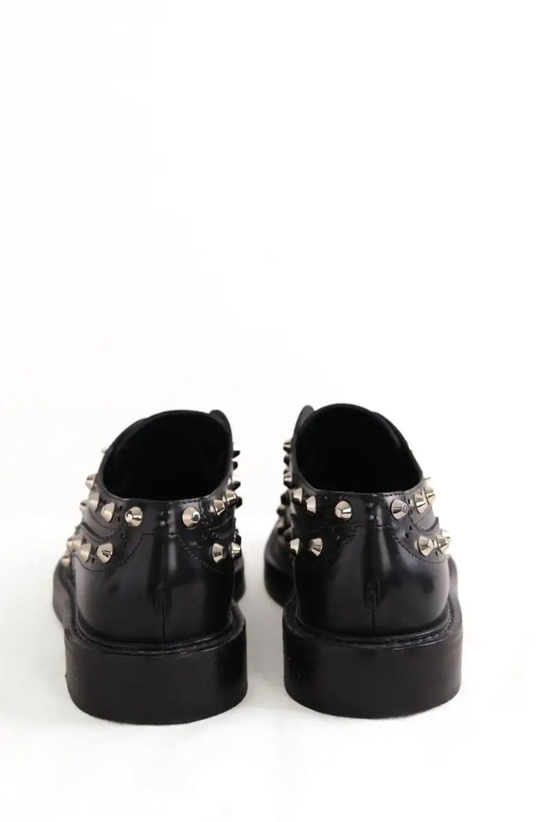 Chaussures à lacets Balenciaga Noir en Cuir