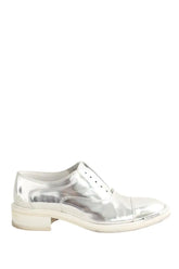 Chaussures à lacets Barbara Bui Argent en Cuir, taille 37 - Seconde Main