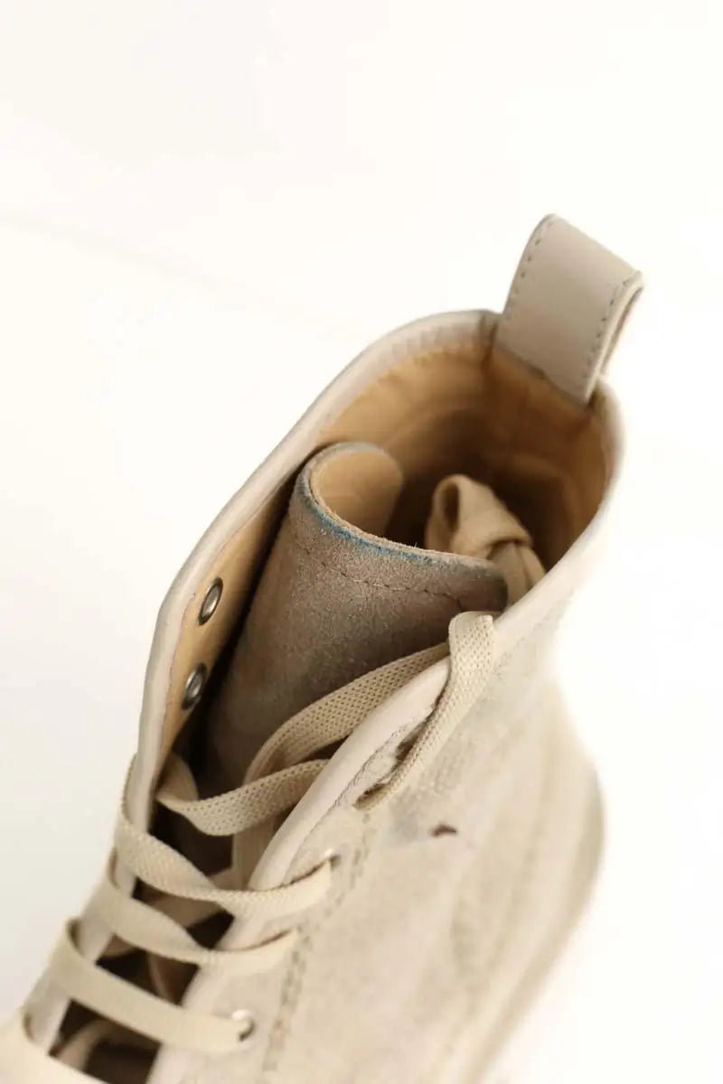 Chaussures à lacets Barbara Bui Beige en Tissu